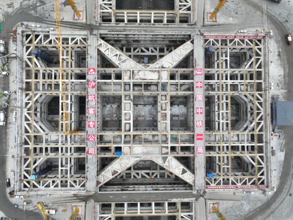 海门北站核心区施工现场 (2) 海门北站核心区施工现场 (2)